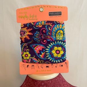 Purple and yellow simply southern BoHo headwrap